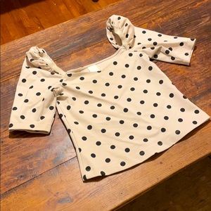 H&M Polka Dot Puff Sleeve Top! Sold out in store!